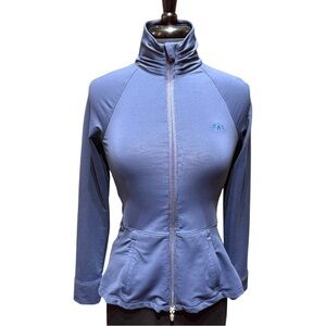 Peter Millar Women’s Stretch Performance Double Zip Navy Jacket UPF 50+ | XS